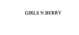 GIRLS N BERRY trademark