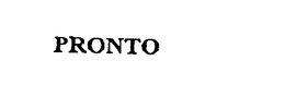 PRONTO trademark