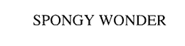 SPONGY WONDER trademark
