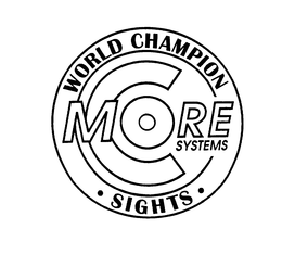 C MORE SYSTEMS WORLD CHAMPION SIGHTS trademark