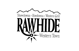 SHOWDOWNS HOEDOWNS WESTERN GRILL RAWHIDE WESTERN TOWN trademark