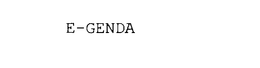 E-GENDA trademark