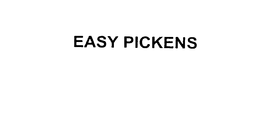 EASY PICKENS trademark