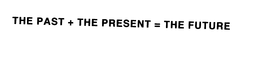 THE PAST + THE PRESENT = THE FUTURE trademark