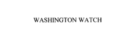WASHINGTON WATCH trademark