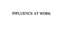 INFLUENCE AT WORK trademark