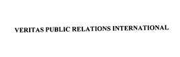 VERITAS PUBLIC RELATIONS INTERNATIONAL trademark
