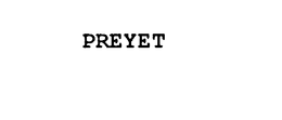PREYET trademark