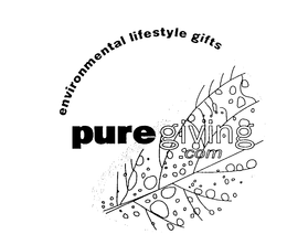 PURE GIVING.COM ENVIRONMENTAL LIFESTYLE GIFTS trademark