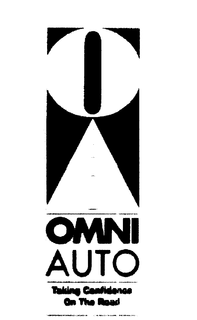 OMNI AUTO TAKING CONFIDENCE ON THE ROAD trademark
