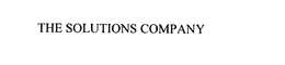 THE SOLUTIONS COMPANY trademark