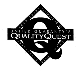 UNITED GUARANTY'S QUALITY QUEST COMMITMENT CUSTOMER FOCUS TEAMWORK IMPROVEMENT trademark
