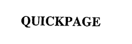 QUICKPAGE trademark