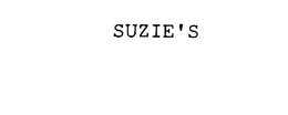 SUZIE'S trademark