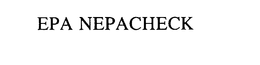 EDR NEPACHECK trademark