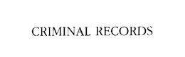 CRIMINAL RECORDS trademark