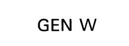 GEN W trademark
