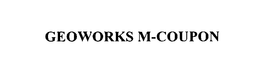 GEOWORKS M-COUPON trademark