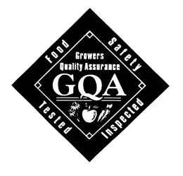 GQA GROWERS QUALITY ASSURANCE FOOD SAFETY TESTED INSPECTED trademark