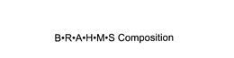 BRAHMS COMPOSITION trademark