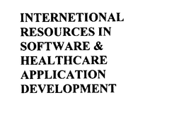 INTERNETIONAL RESOURCES IN SOFTWARE & HEALTHCARE APPLICATION DEVELOPMENT trademark