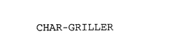 CHAR-GRILLER trademark