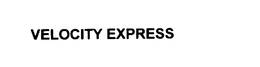 VELOCITY EXPRESS trademark