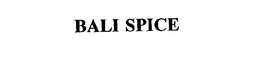 BALI SPICE trademark