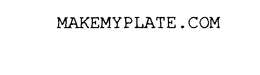 MAKEMYPLATE.COM trademark