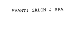 AVANTI SALON & SPA trademark