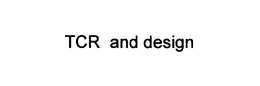TCR trademark
