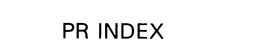 PR INDEX trademark