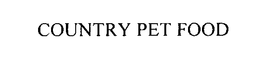 COUNTRY PET FOOD trademark