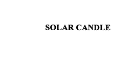 SOLAR CANDLE trademark