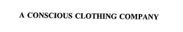 A CONSCIOUS CLOTHING COMPANY trademark