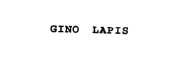 GINO LAPIS trademark