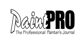 PAINTPRO THE PROFESSIONAL PAINTER'S JOURNAL trademark