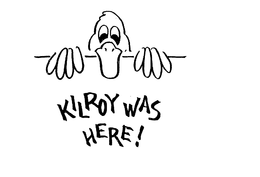 KILROY WAS HERE! trademark