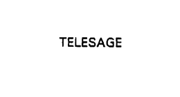 TELESAGE trademark