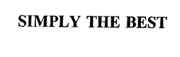 SIMPLY THE BEST trademark