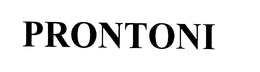 PRONTONI trademark