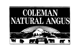 COLEMAN NATURAL ANGUS BEEF trademark