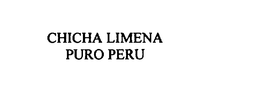 CHICHA LIMENA PURO PERU trademark