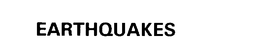 EARTHQUAKES trademark