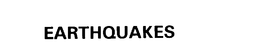 EARTHQUAKES trademark