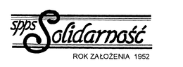 SPPS SOLIDARNOSC ROK ZALOZENIA 1952 trademark