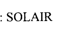 SOLAIR trademark