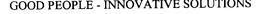 GOOD PEOPLE - INNOVATIVE SOLUTIONS trademark