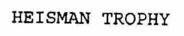 HEISMAN TROPHY trademark