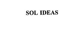 SOL IDEAS trademark